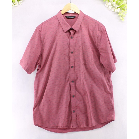 Travis Mathew Men's Short Sleeve Lightweight Shirt Brick Red Size XL - Picture 1 of 7